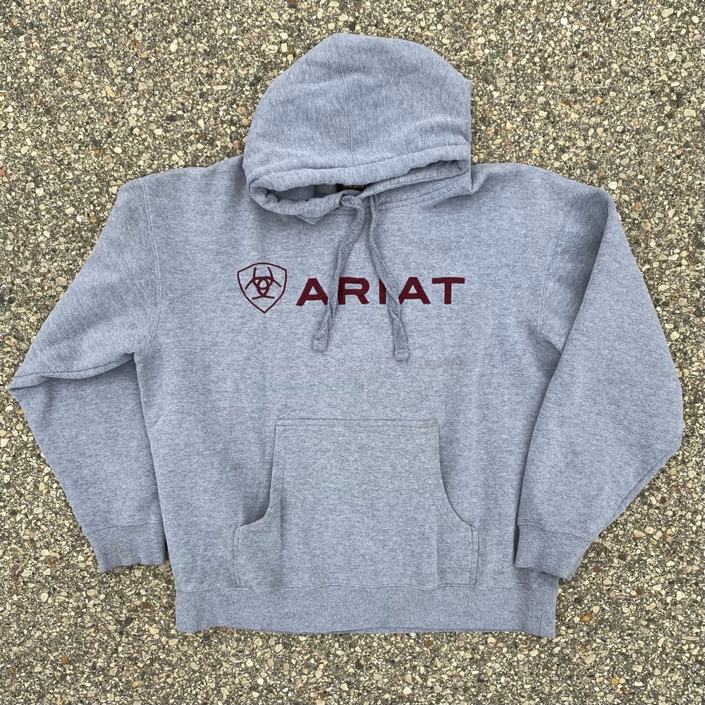 Ariat Embroidered Logo Fleece Hoodie L